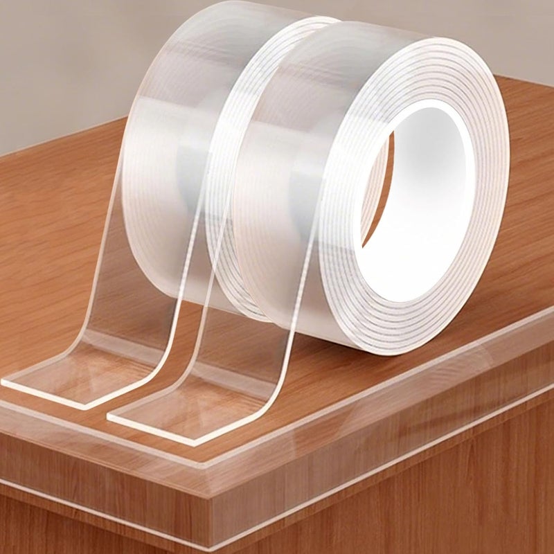 CHENYA 1.4 in x 13.12 ft,Clear Soft Corner Protectors for Furniture Strip,Sharp Edge & Table Bumper,Window Edge,Wall Protector, Soft Corner Guards Safe for Proof,Table Corner Protectors in Family, 2 Rolls - Image 1